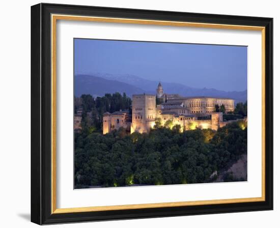 Alhambra Palace, Granada, Granada Province, Andalucia, Spain-Alan Copson-Framed Photographic Print