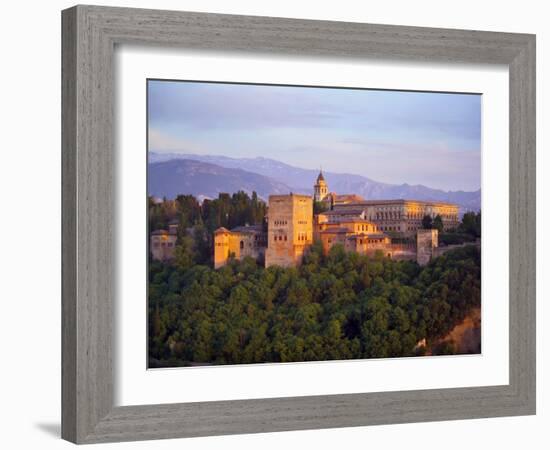 Alhambra Palace, Granada, Granada Province, Andalucia, Spain-Alan Copson-Framed Photographic Print