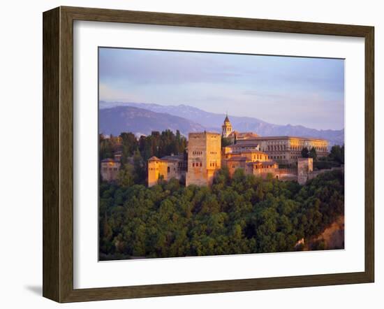 Alhambra Palace, Granada, Granada Province, Andalucia, Spain-Alan Copson-Framed Photographic Print