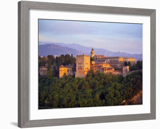 Alhambra Palace, Granada, Granada Province, Andalucia, Spain-Alan Copson-Framed Photographic Print