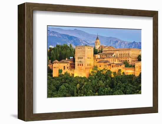 Alhambra Palace Granada Spain-null-Framed Premium Giclee Print