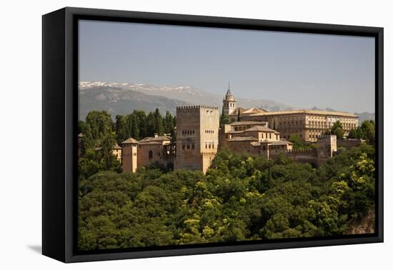 Alhambra Palace in Andaluisa, Spain-Julianne Eggers-Framed Premier Image Canvas