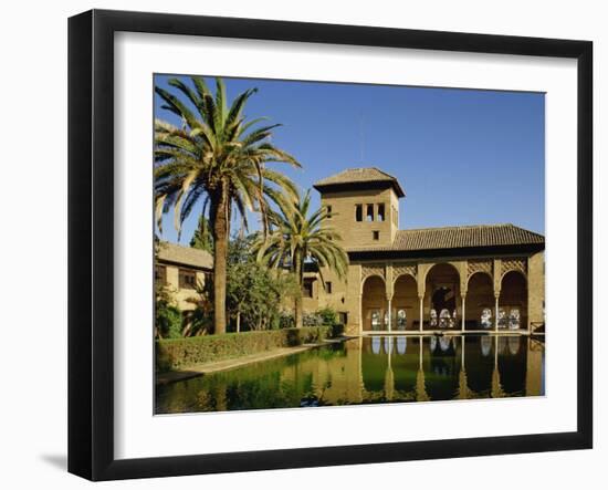 Alhambra Palace in Granada, UNESCO World Heritage Site, Andalucia, Spain, Europe-Michael Busselle-Framed Photographic Print