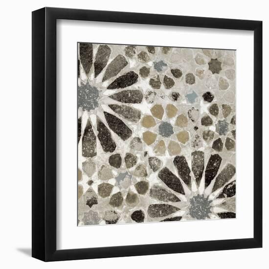 Alhambra Tile II Neutral-Sue Schlabach-Framed Art Print