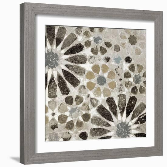 Alhambra Tile II Neutral-Sue Schlabach-Framed Art Print