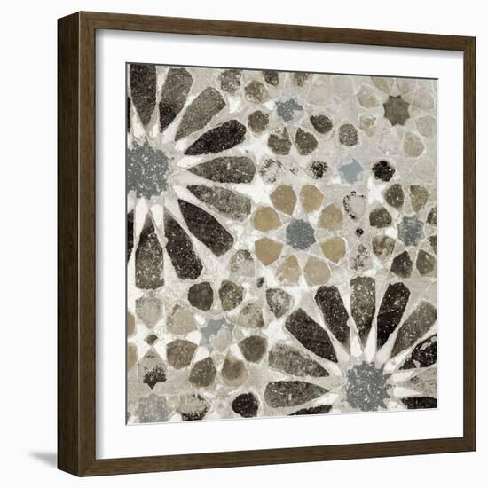 Alhambra Tile II Neutral-Sue Schlabach-Framed Art Print