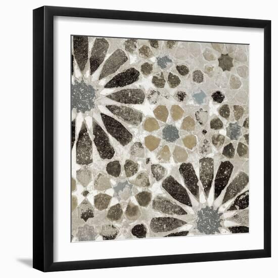 Alhambra Tile II Neutral-Sue Schlabach-Framed Art Print