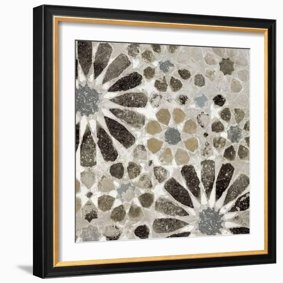 Alhambra Tile II Neutral-Sue Schlabach-Framed Art Print