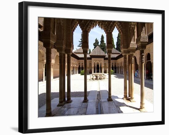 Alhambra, UNESCO World Heritage Site, Granada, Andalusia, Spain, Europe-Hans Peter Merten-Framed Photographic Print