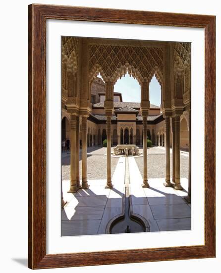 Alhambra, UNESCO World Heritage Site, Granada, Andalusia, Spain, Europe-Hans Peter Merten-Framed Photographic Print