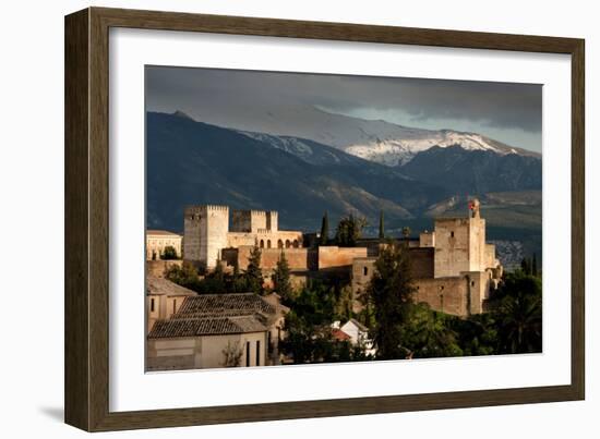 Alhambra With Serra Nevada-Charles Bowman-Framed Photographic Print