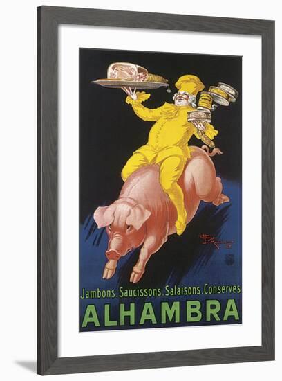 Alhambra-Henry Monnier-Framed Art Print