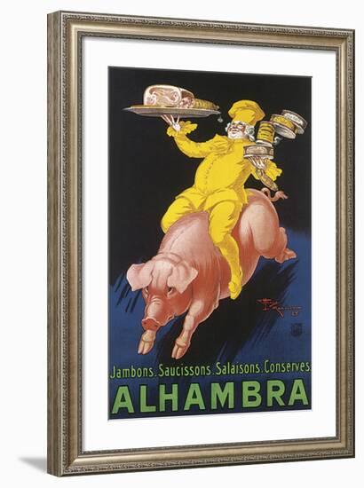 Alhambra-Henry Monnier-Framed Art Print