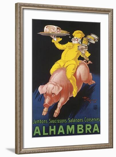 Alhambra-Henry Monnier-Framed Art Print