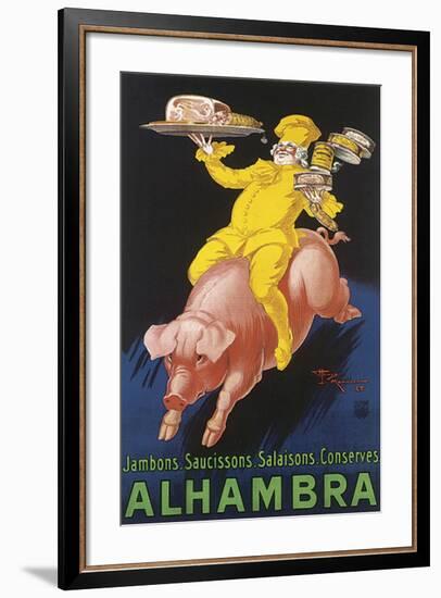 Alhambra-Henry Monnier-Framed Art Print