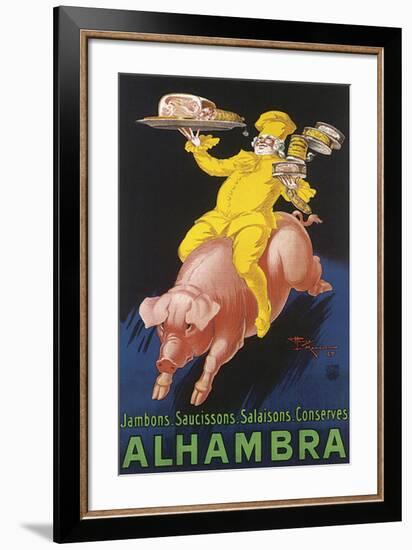 Alhambra-Henry Monnier-Framed Art Print