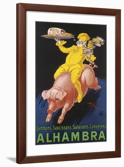 Alhambra-Henry Monnier-Framed Art Print