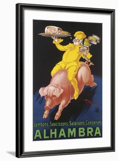 Alhambra-Henry Monnier-Framed Art Print