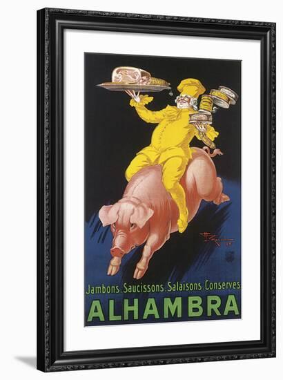 Alhambra-Henry Monnier-Framed Art Print