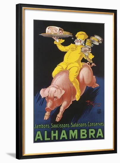 Alhambra-Henry Monnier-Framed Art Print