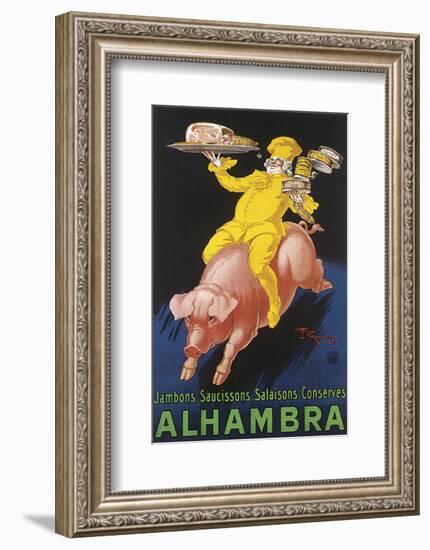 Alhambra-Henry Monnier-Framed Art Print