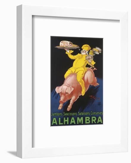 Alhambra-Henry Monnier-Framed Art Print