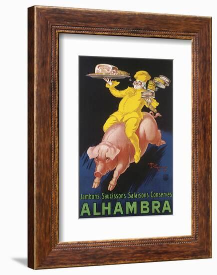 Alhambra-Henry Monnier-Framed Art Print