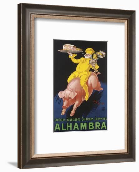 Alhambra-Henry Monnier-Framed Art Print