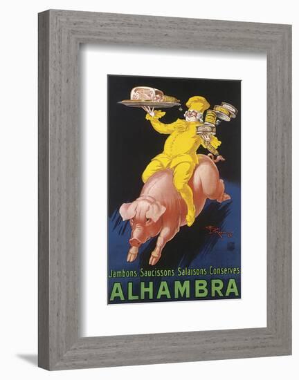 Alhambra-Henry Monnier-Framed Art Print