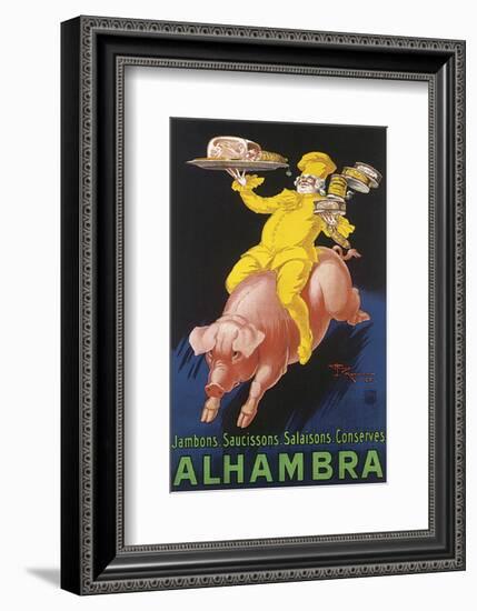 Alhambra-Henry Monnier-Framed Art Print