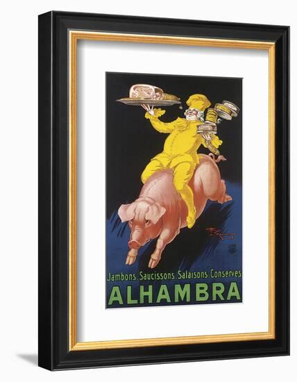 Alhambra-Henry Monnier-Framed Art Print