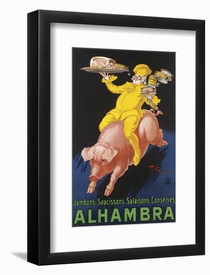 Alhambra-Henry Monnier-Framed Art Print