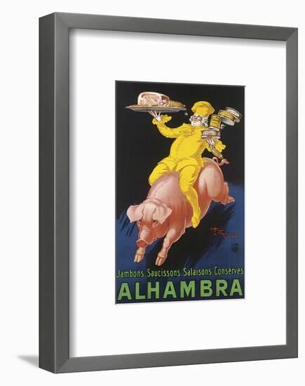 Alhambra-Henry Monnier-Framed Art Print