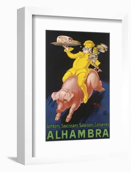 Alhambra-Henry Monnier-Framed Art Print