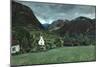 Alhus Rectory and Church-Nikolai Astrup-Mounted Giclee Print