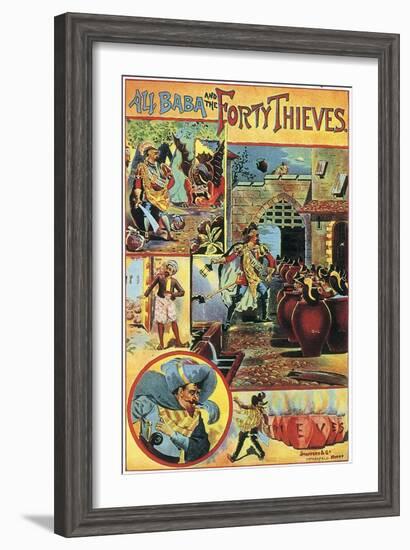 Ali Baba and the Forty Thieves-English School-Framed Giclee Print