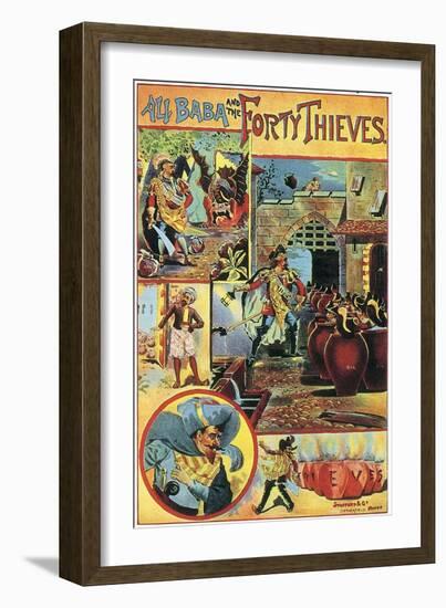 Ali Baba and the Forty Thieves-English School-Framed Giclee Print