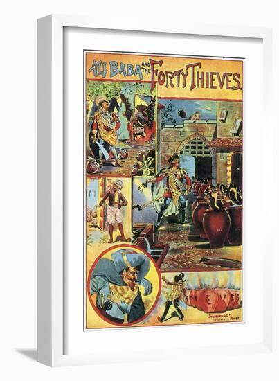 Ali Baba and the Forty Thieves-English School-Framed Giclee Print