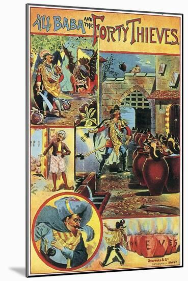 Ali Baba and the Forty Thieves-English School-Mounted Giclee Print