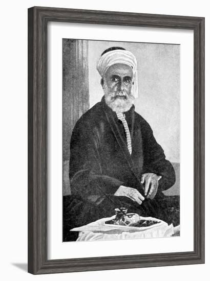 Ali Bin Hussein (1879-193), First King of Hejaz (Al-Hija), Saudi Arabia, 1922-null-Framed Giclee Print