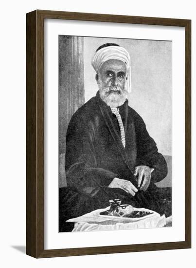 Ali Bin Hussein (1879-193), First King of Hejaz (Al-Hija), Saudi Arabia, 1922-null-Framed Giclee Print