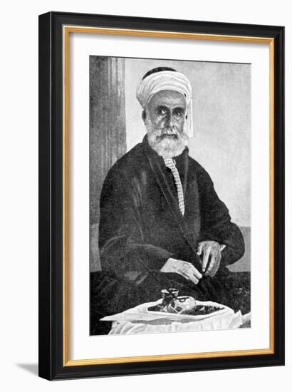 Ali Bin Hussein (1879-193), First King of Hejaz (Al-Hija), Saudi Arabia, 1922-null-Framed Giclee Print