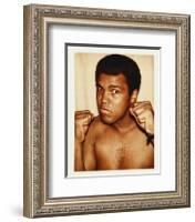 Ali, Muhammad, 1977-Andy Warhol-Framed Art Print