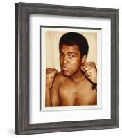 Ali, Muhammad, 1977-Andy Warhol-Framed Art Print