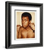 Ali, Muhammad, 1977-Andy Warhol-Framed Art Print