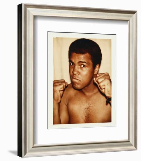 Ali, Muhammad, 1977-Andy Warhol-Framed Art Print