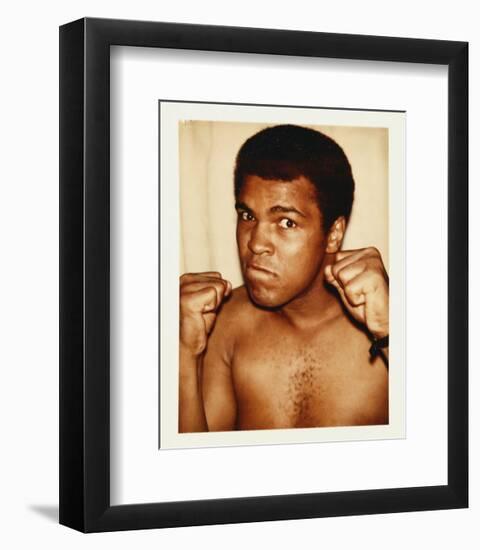 Ali, Muhammad, 1977-Andy Warhol-Framed Art Print
