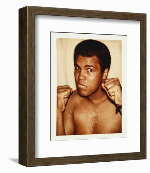 Ali, Muhammad, 1977-Andy Warhol-Framed Art Print