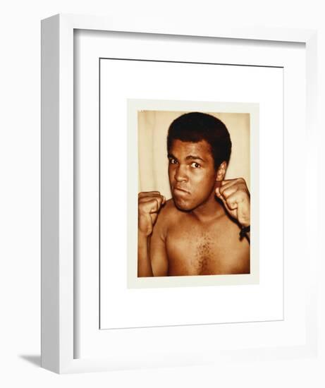 Ali, Muhammad, 1977-Andy Warhol-Framed Art Print