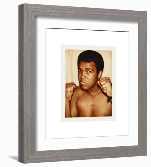 Ali, Muhammad, 1977-Andy Warhol-Framed Giclee Print